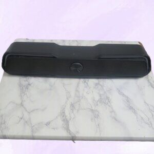 Bluetooth music speaker in black (USB charger cable cord not included).